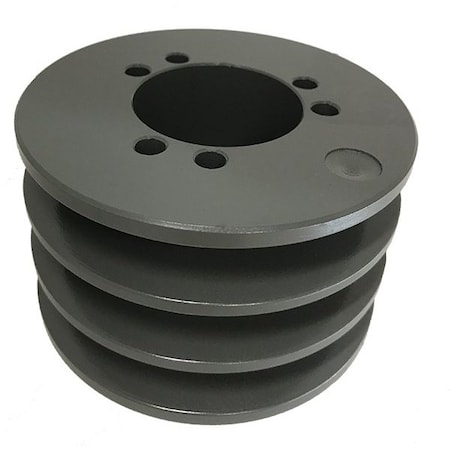 B&B Manufacturing Bushing 3 Groove V-Belt Pulley 4.15 inch OD 3B38SH